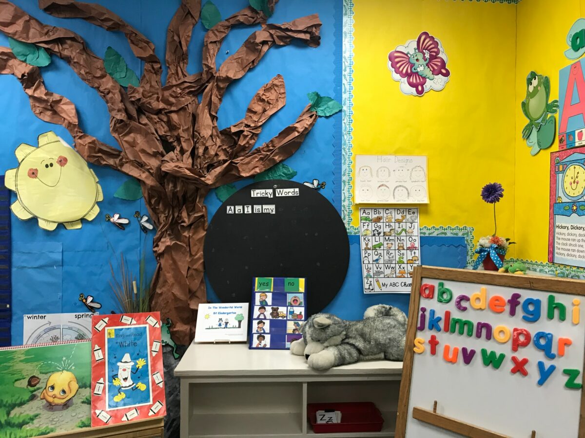 A preschool classroom